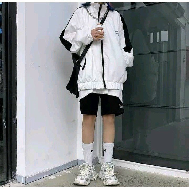 Áo khoác dù nam nữ unisex phối màu cực chất