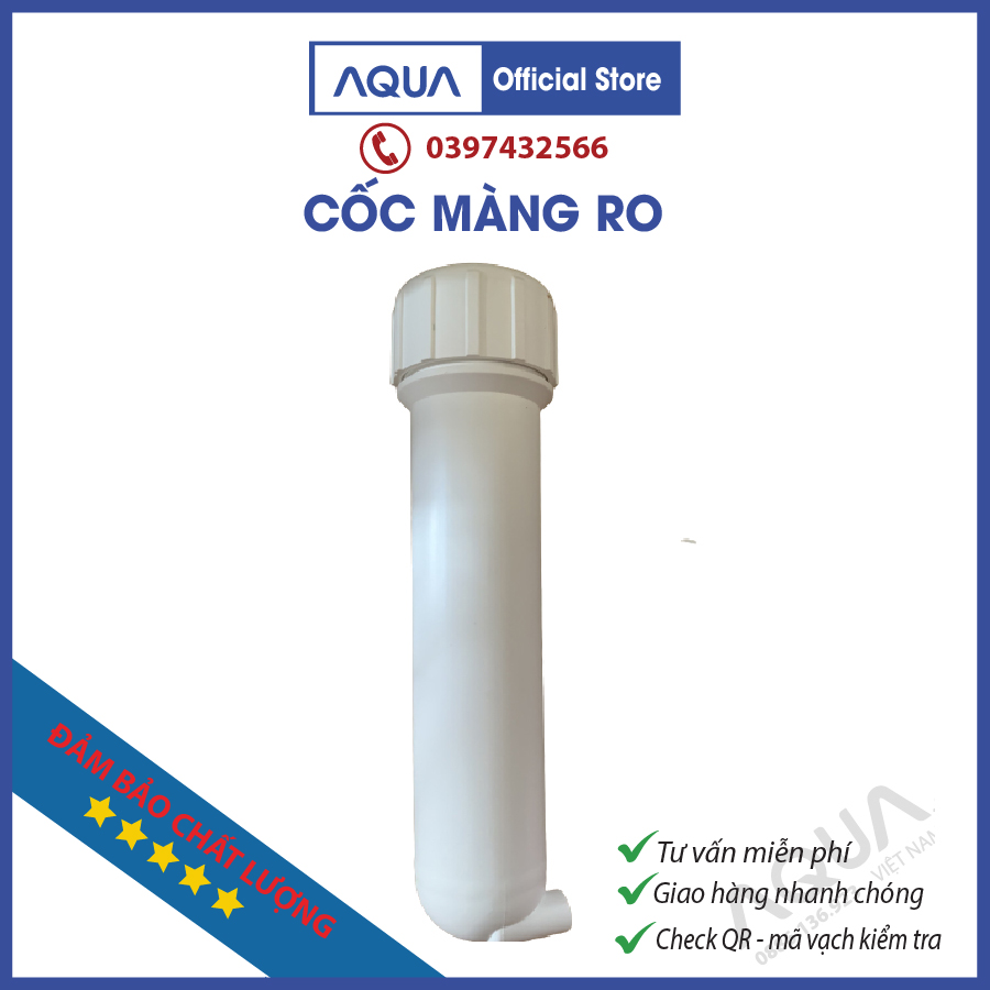 Cốc số 4 vỏ màng ro tích hợp - full phụ kiện nối nhanh - cốc số 4 máy lọc nước ro