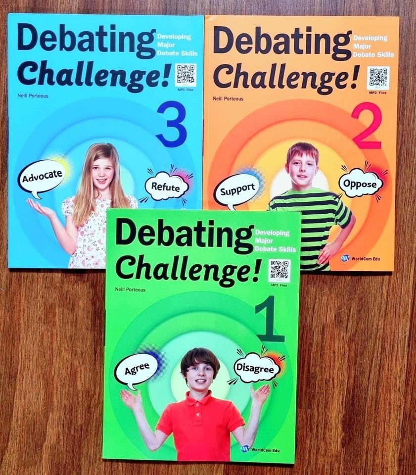 Bộ debating challenge 3q in màu laser kèm audio, answer key