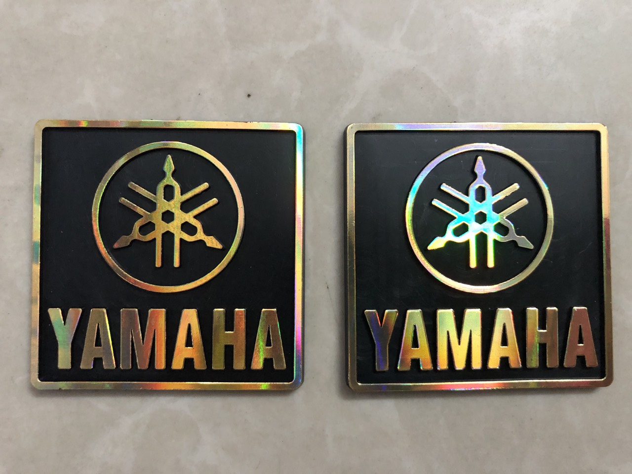 Tem dán thùng loa yamaha vuông