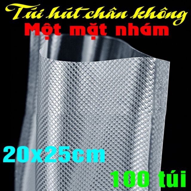 Túi Hút Chân Không Mặt Nhám Size 20x25cm [Set 100 túi]
