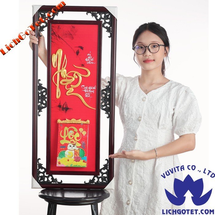 [HCM]LỊCH GỖ TẾT CHỮ NHẪN