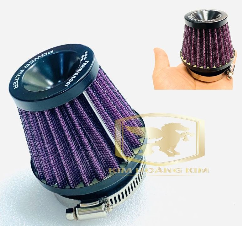 Pô E bánh Ú tăng tốc kiểu KN gắn xe máy  Sirius,Exciter,Winner,Sonic,Wave,Dream.....tặng kèm vòng cao su gắn nhiều loại Bình Xăng