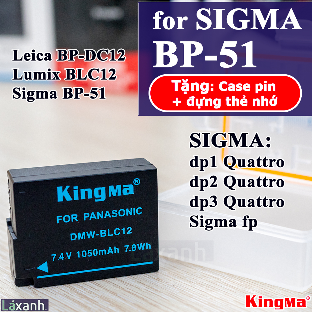 Sigma bp-51 | pin và dock sạc máy ảnh sigma bp-51 bp51 sigma dp1 quattro dp2 quattro dp3 quattro sigma fp
