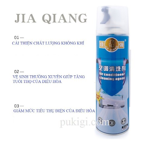 Xịt vệ sinh điều hòa,máy lạnh Jia Qiang 500ml