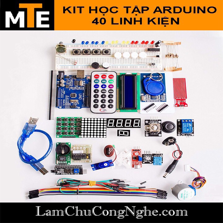 Bộ kít học tập arduino uno R3 nâng cao full 40 linh kiện