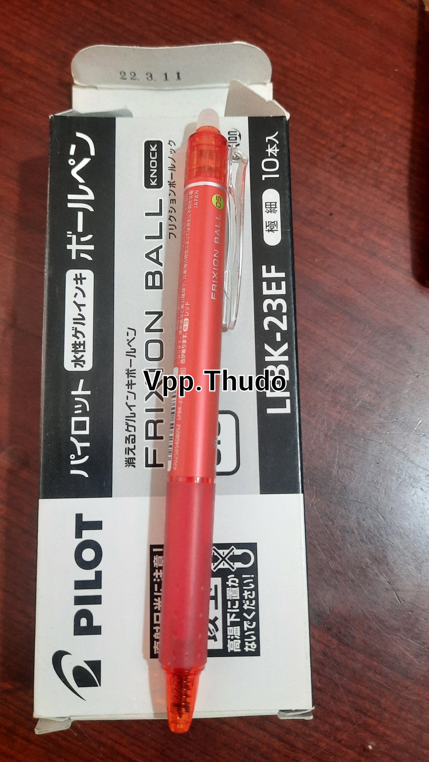 Bút tẩy được- cây viết xoá được- bút bi xoá được FRixion Pilot 0.5mm Made in Japan