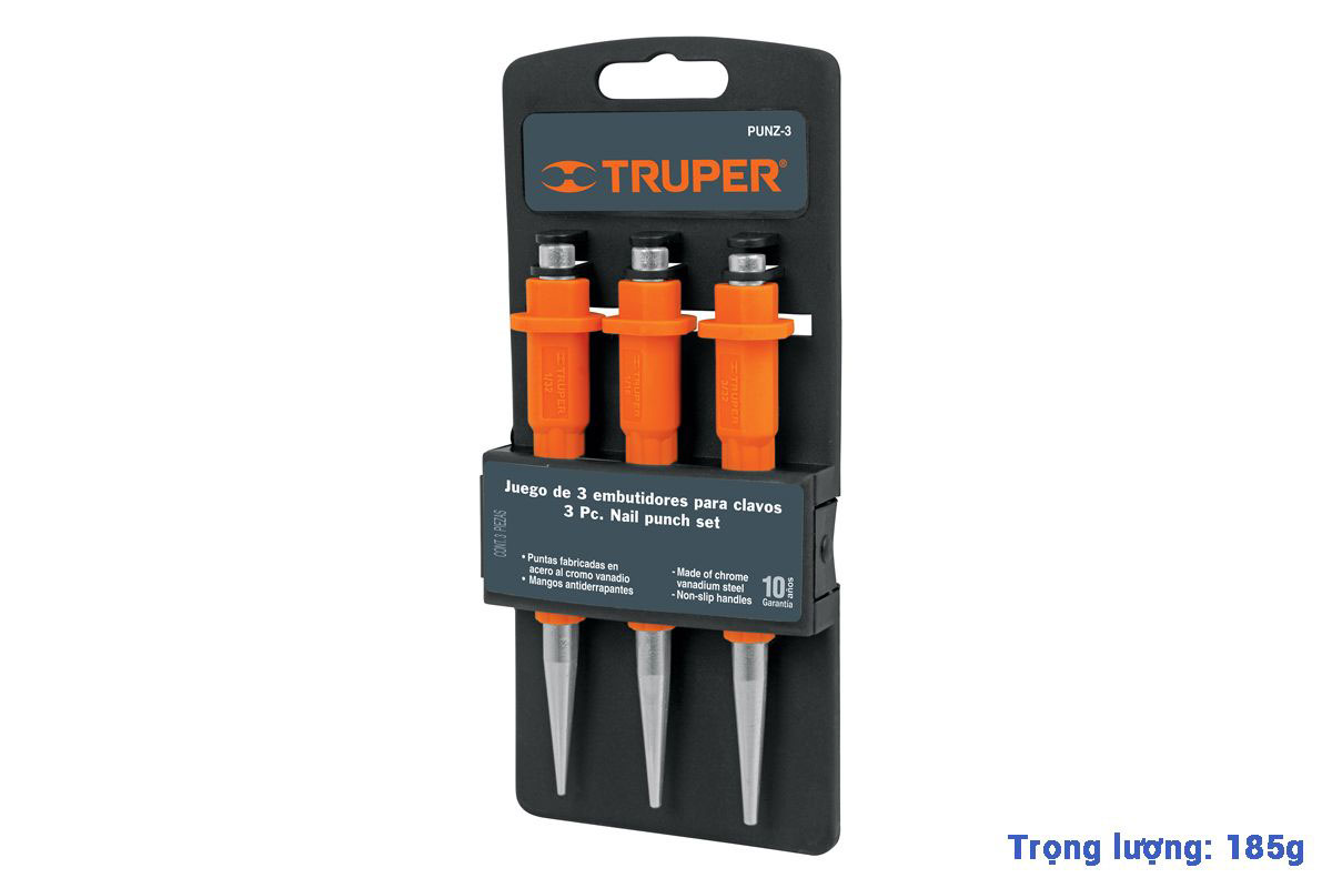 Bộ đục lấy dấu punz-3 truper - 18064