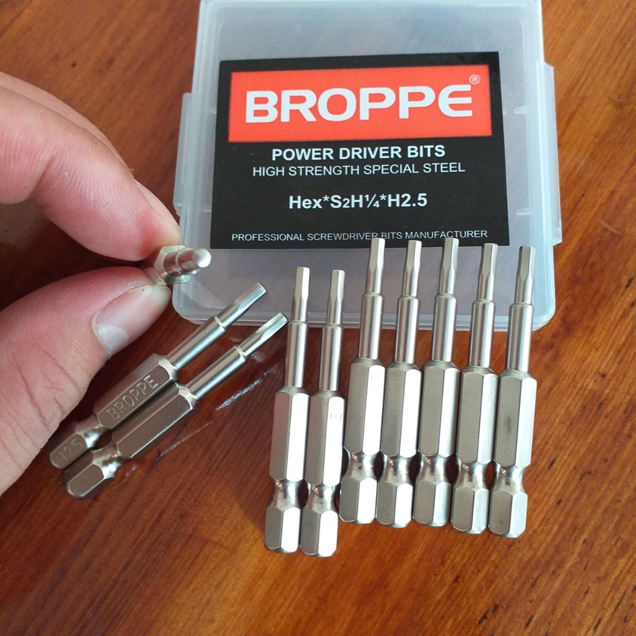 MŨI VÍT ĐẦU LỤC GIÁC H2.5 BROPPE