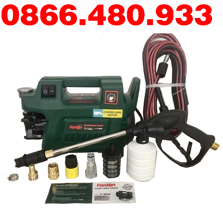 Máy rửa xe gia đình 2500w fanton ft2500