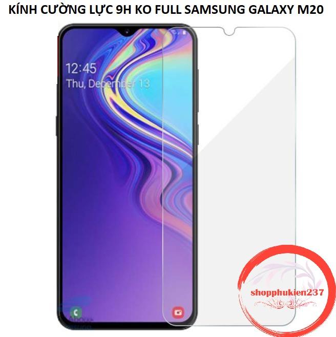 Kính cường lực 9h samsung m20 kính 9h trong suốt không full