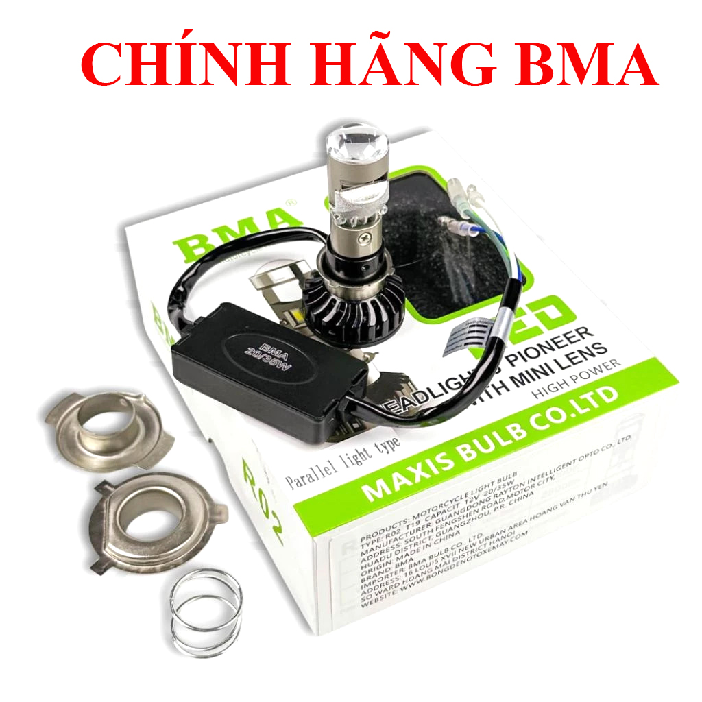   Ảnh thật  Đèn pha led M8C  2024 mới nhất 40W tí hon lắp Dream Wave Si,vvv các loại xe chân đa năng 