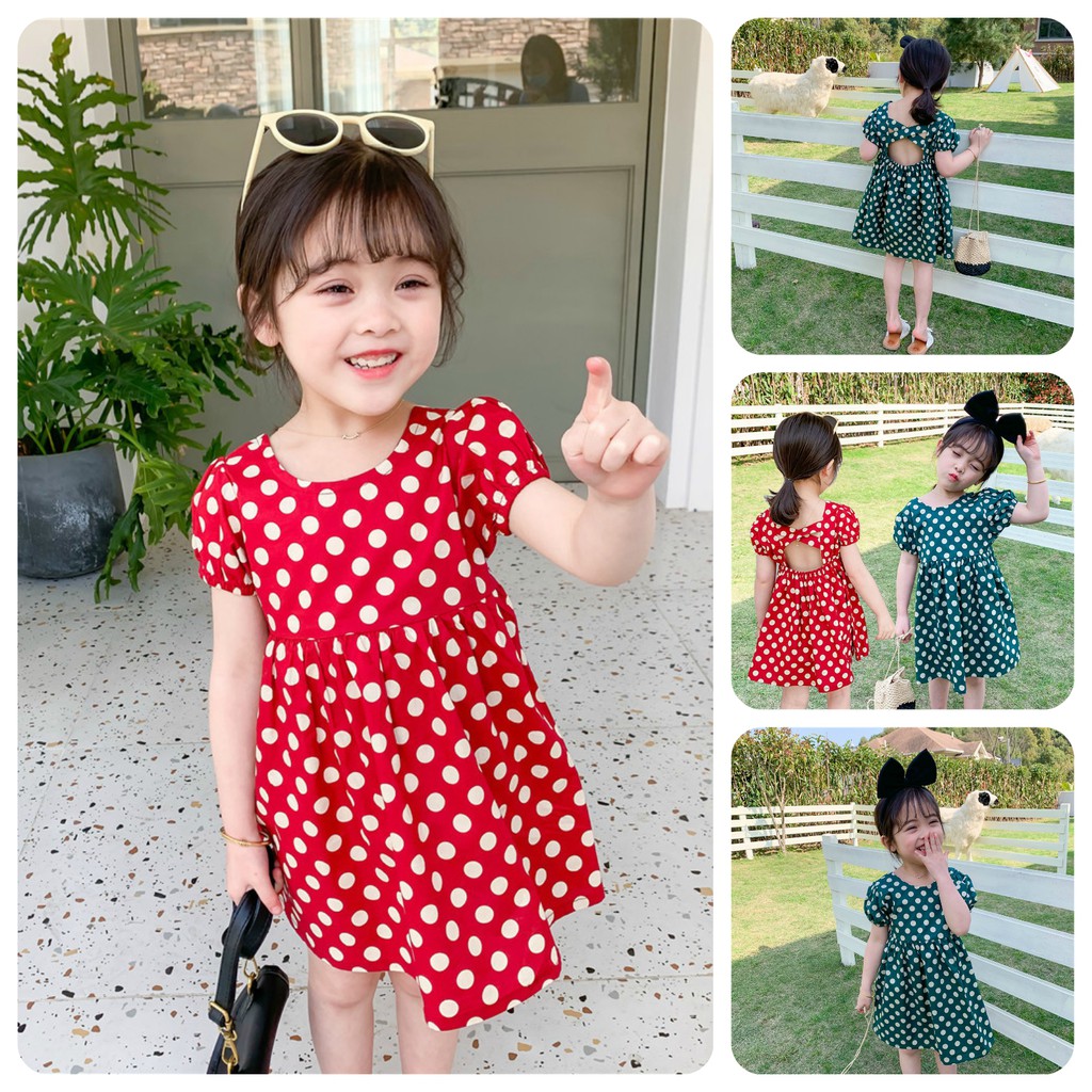 VT54 Size90-130 (9-27kg) Váy đầm xoè bé gái - đầm công chúa Quần áo trẻ Em hàng Quảng Châu