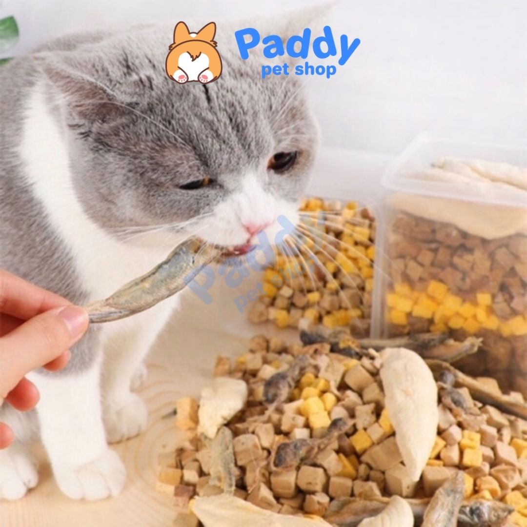 Hỗn hợp thịt tươi sấy khô cho chó mèo