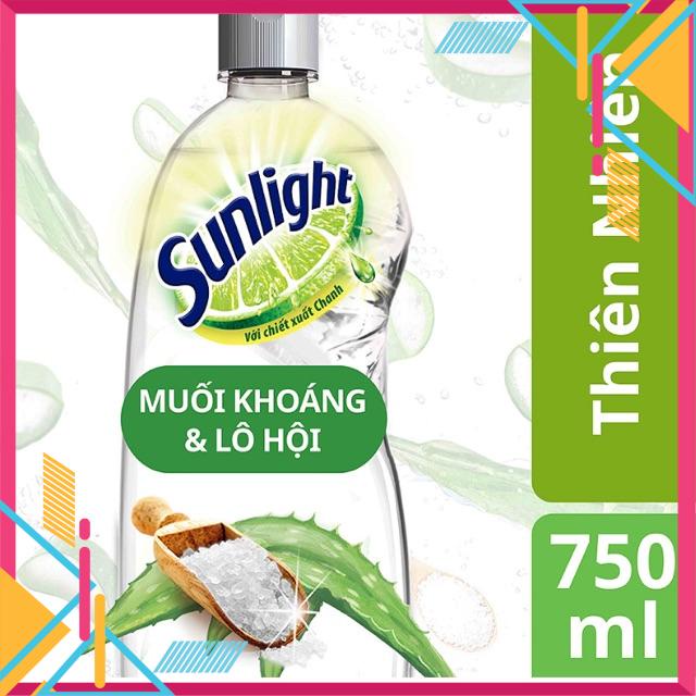 Nước rửa chén Sunlight Thiên nhiên chai 750g