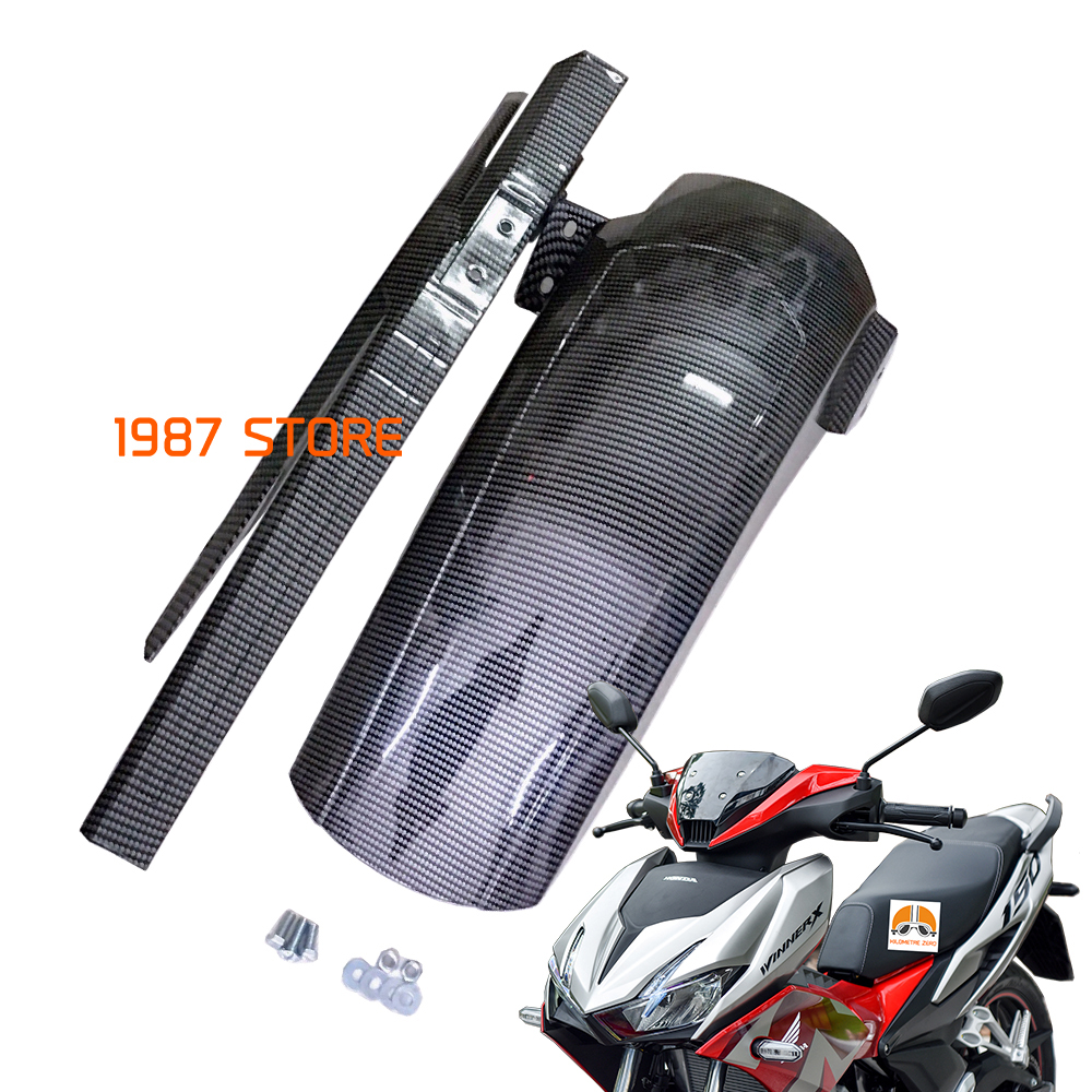 Bộ dè carte & chắn bùn winner x, winner v1 xi carbon mẫu v01