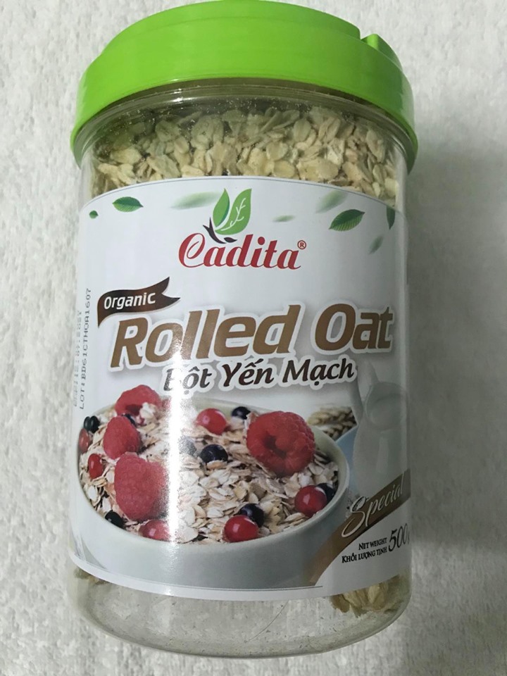 Bột Yến Mạch Cadita Hũ 500g, Yến Mạch Nhập Khẩu Từ Úc, Yến Mạch Nguyên Chất, Bách hóa Minh Anh