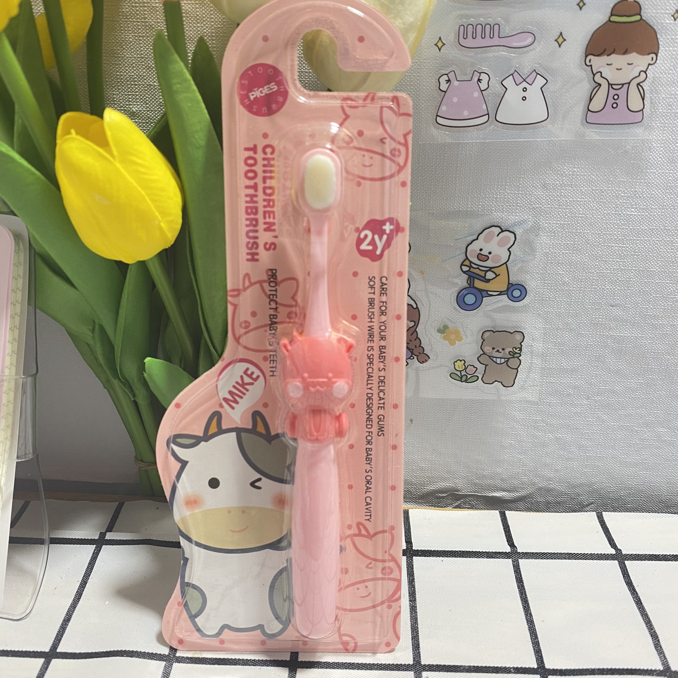 Bàn chải đánh răng cho bé cho bé từ 1 đến 12 tuổi bằng lông tơ thích hợp cho bé với nhiều mẫu siêu xinh