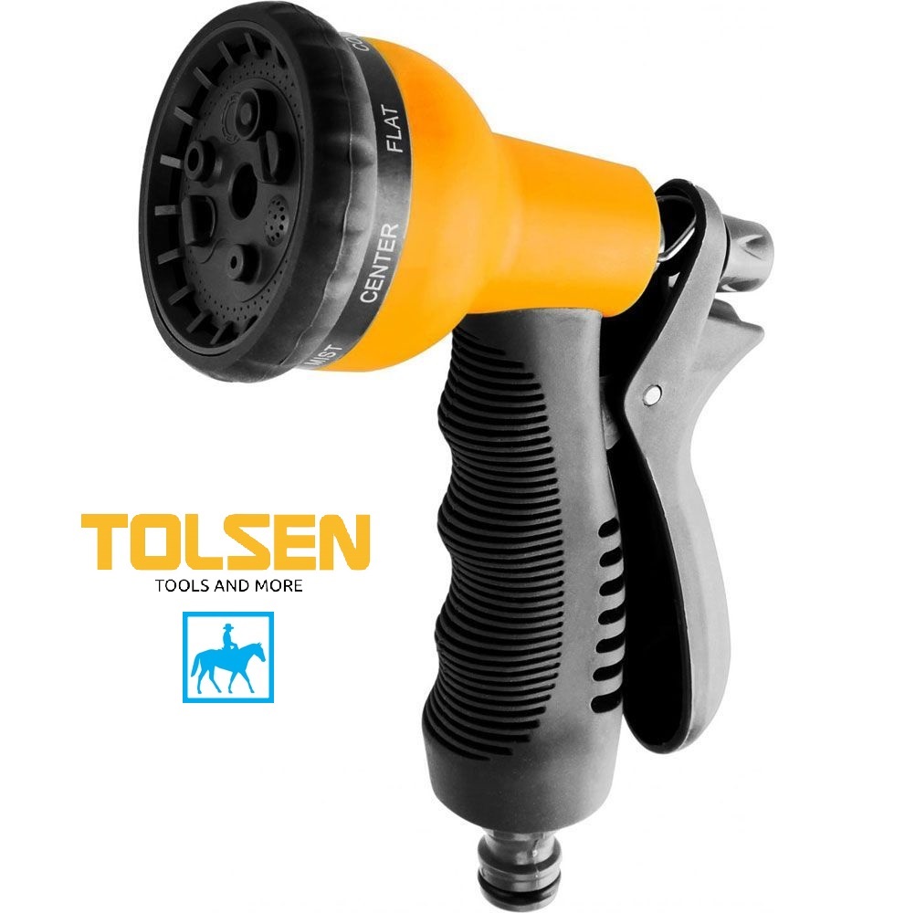 Vòi phun nước tưới cây làm vườn sịt rữa xe 8 tia tolsen ingco 57100