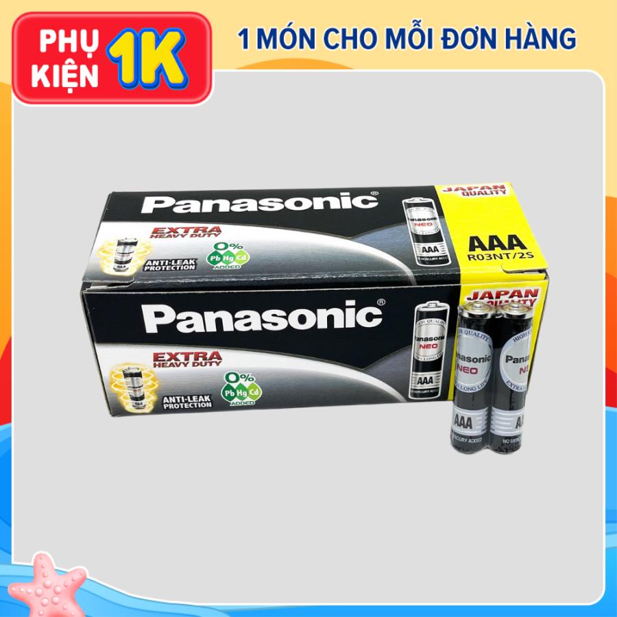 Pin đũa , Pin AAA 1,5V Panasonic Không chảy nước , Siêu Bền Bỉ - Hàng chính Hãng