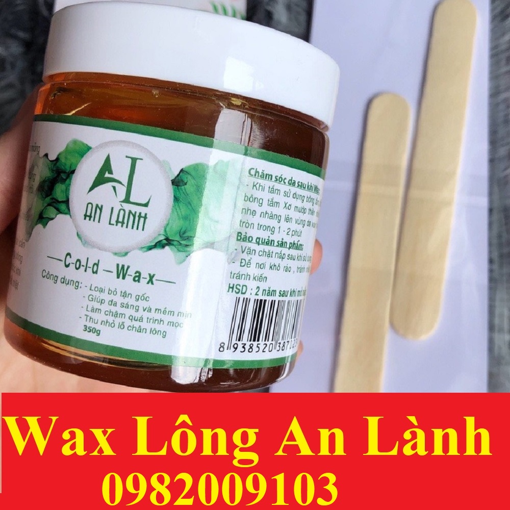 Sáp Wax Lông An Lành Thiên Nhiên  Tặng 50 Tờ Giấy Và Que Wax