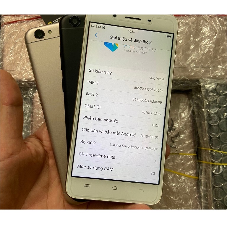 Điện thoại y55 2sim ram 2 rom 16gb