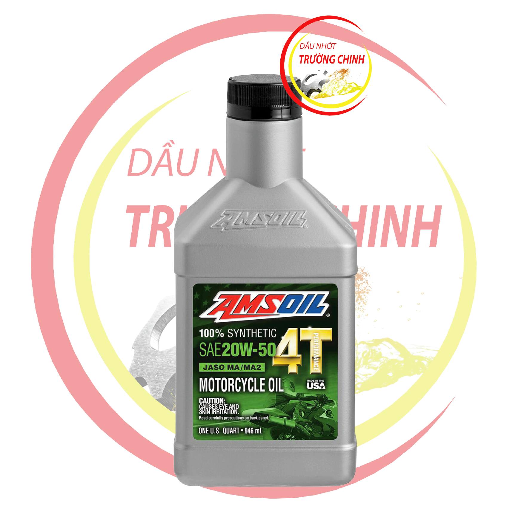NHỚT AMSOIL 20W50  4T PERFORMANCE DÀNH CHO XE SỐ