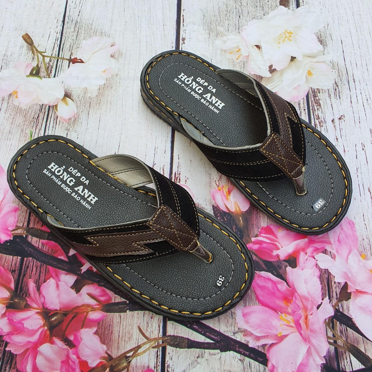 [HCM]Dép Kẹp Da Nam Thời Trang