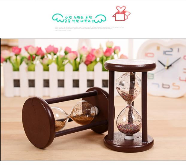 Đồng hồ cát khung gỗ để bàn bền đẹp