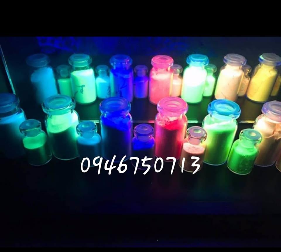 combo 7 lọ sơn dạ quang 18ml tặng cọ vẽ