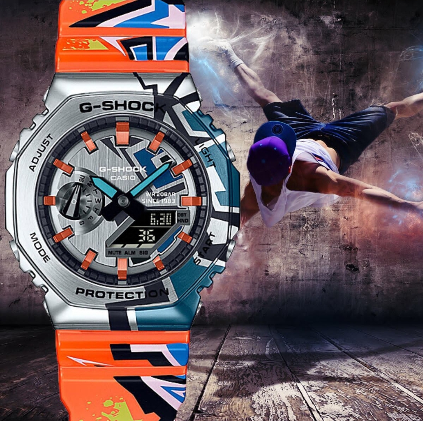 Đồng hồ thể thao casio g-shock gm-2100ss-1a phiên bản giới hạn