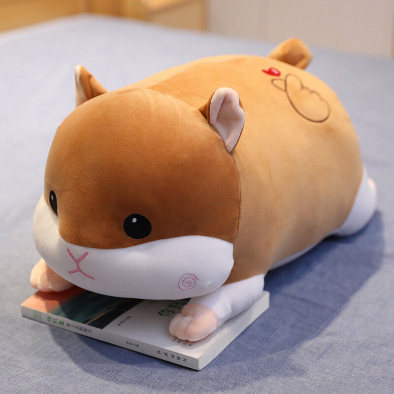 Gối mền Chuột hamster má xoắn lông mịn Gối Tựa Lưng Kèm mền Gối Đi Gối mền Chuột hamster má xoắn lông mịn Gối Tựa Lưng Kèm mền Gối Đi