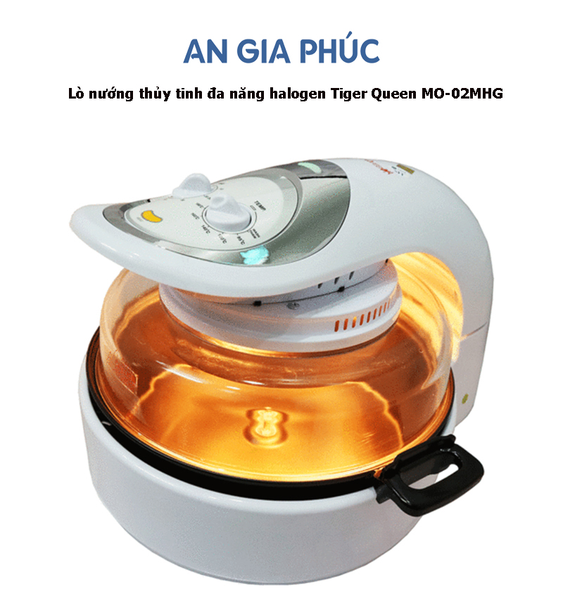 Lò nướng thuỷ tinh đa năng tiger queen mo-02mhg - an gia phúc