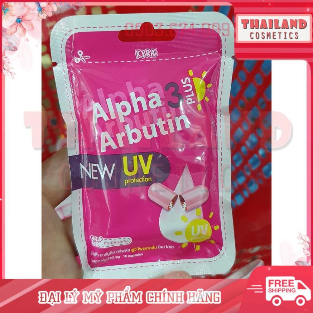 Thật 100% - viên bột kích trắng da mặt và toàn thân alpha arbutin 3plus+ - 06.10