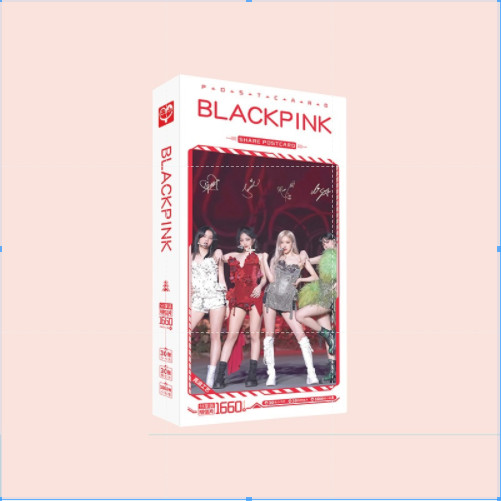 Postcard Blackpink xinh xắn kèm hình dán