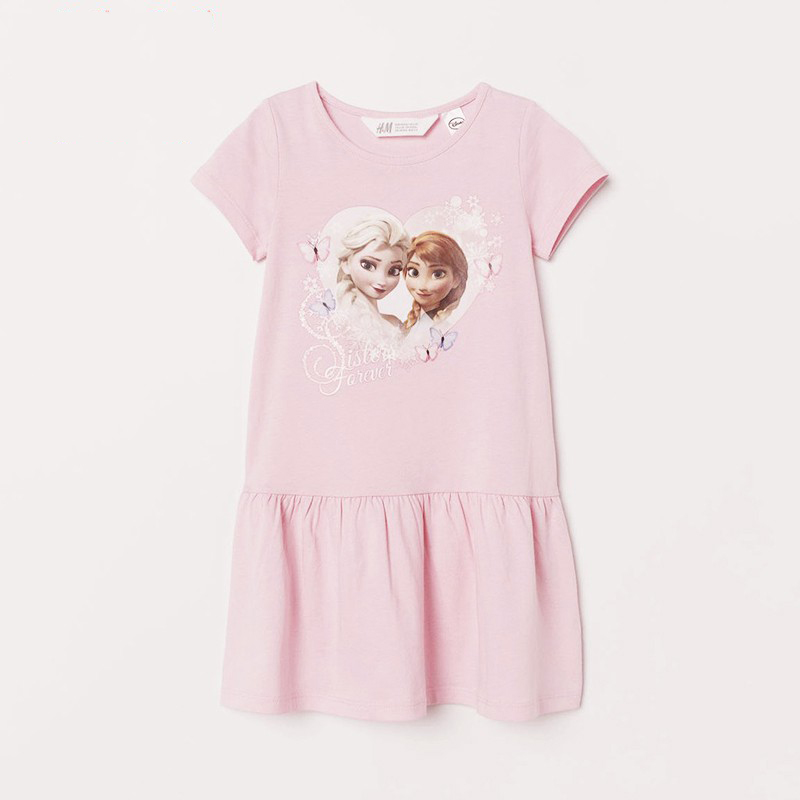 Váy Elsa H&M cộc tay XUẤT DƯ  cho nàng công chúa nhỏ (10 - 25 kg)