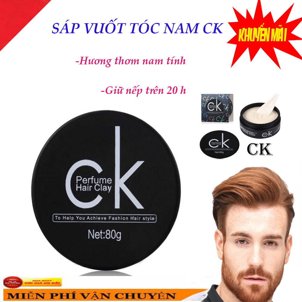 Sáp  CK, Sáp Vuốt Tóc CK Perfume Hair Clay - Giúp tóc giữ nếp lâu trên 20h, chất sáp mềm mịn, dễ tạo nếp ,. Giao Hàng Nhanh, Uy Tín [MUA NGAY]