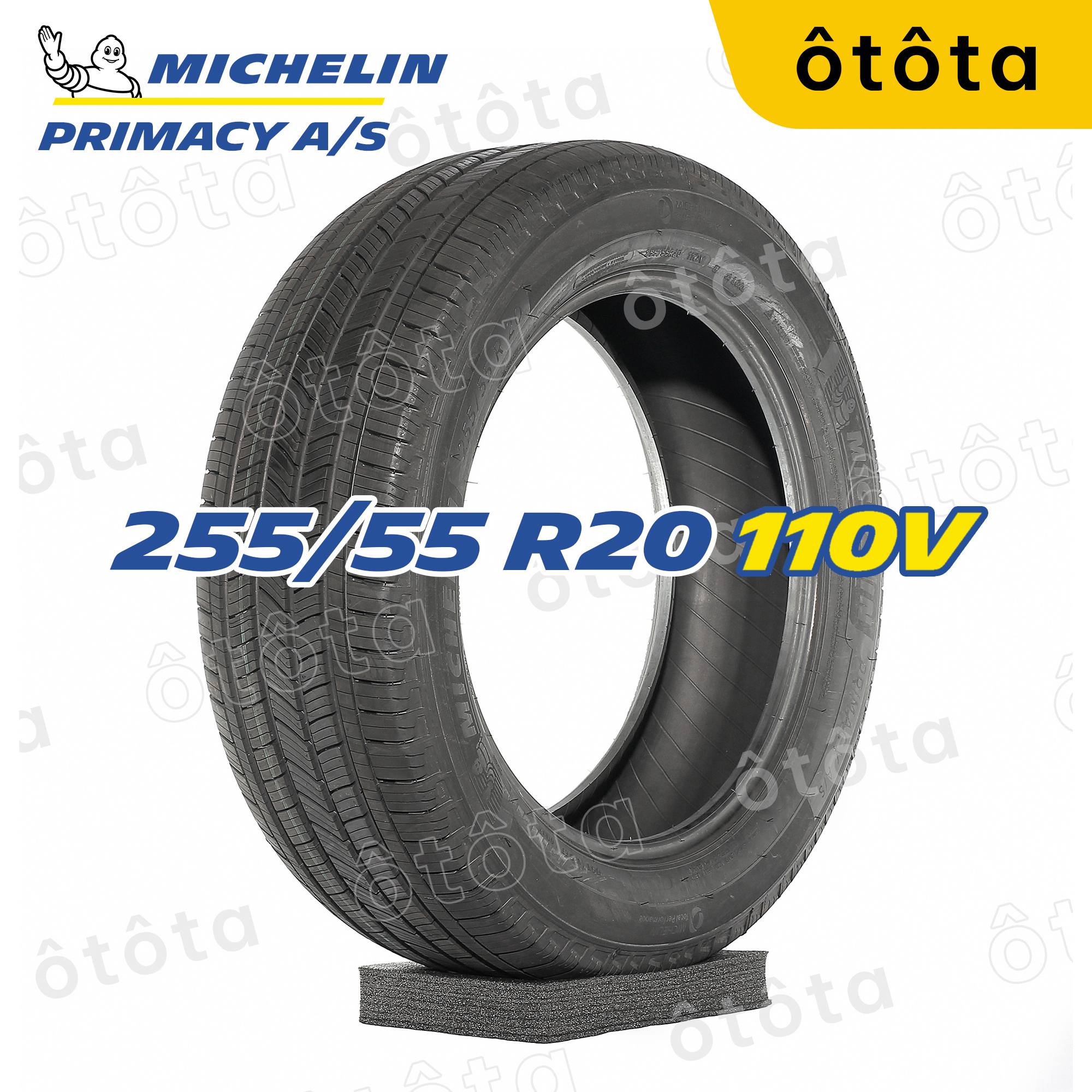 Lốp ô tô Michelin 255/55 R20 110V Primacy A/S – Chính Hãng BH 6 năm (255/55R20, 255 55 R20) Giá 11,035,700 Đồng*Miễn phí vận chuyển