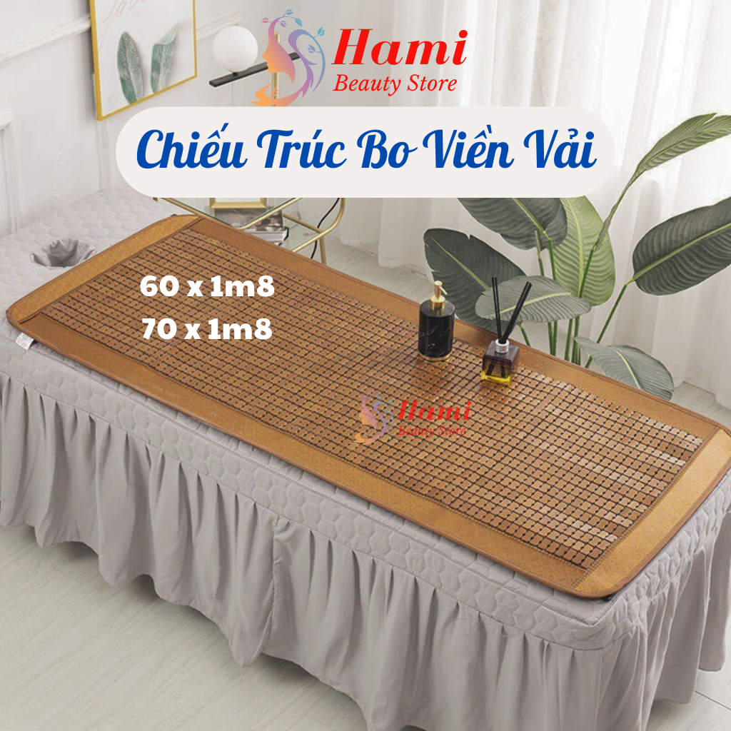 Chiếu trúc có viền 601m8 trải giường spa. giường gội, giường đơn, ghế sofa, cabin oto