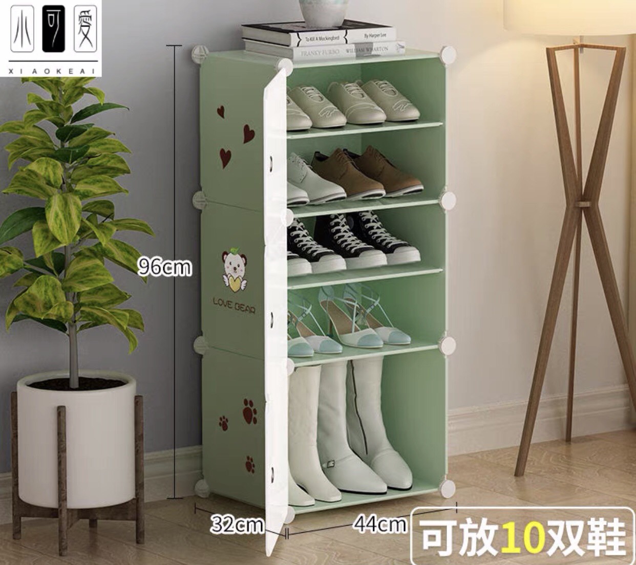 [xả kho] -TỔNG KHO TỦ NHỰA LẮP GHÉP ĐỂ GIÀY 5 ngăn (chia ô) SIÊU ĐẸP kích thước 96x44x32cm