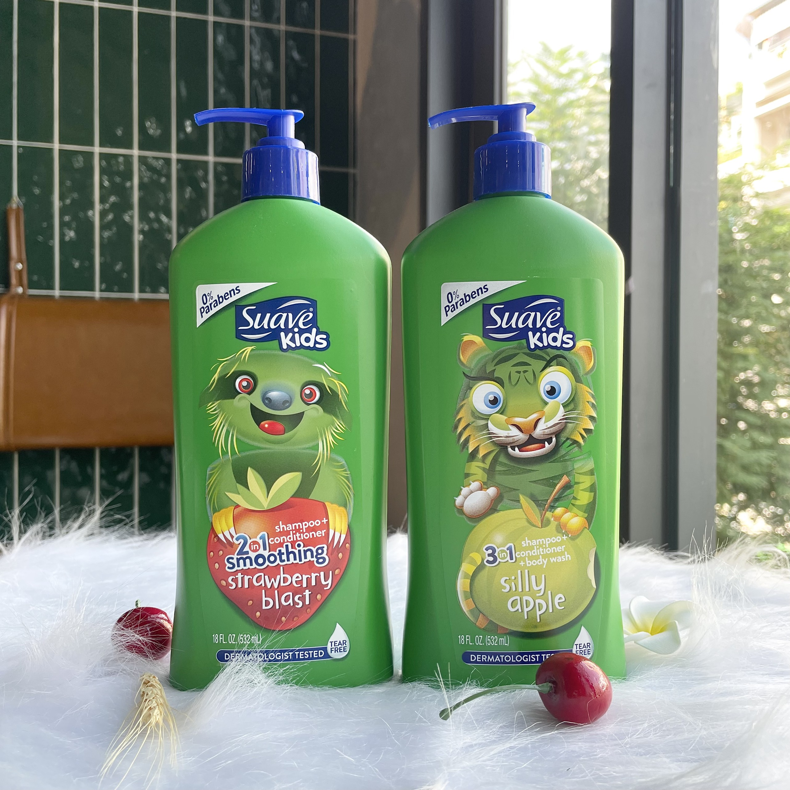 Sữa tắm gội suave kids cho bé 3in1 2in1 532ml 1.18l hàng nhập mỹ giữ ẩm mềm mịn cho da bé giảm các bệnh ngoài da