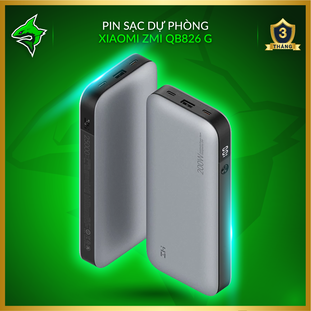 Pin Sạc Dự Phòng Xiaomi ZMI QB826 / QB826G 【25000mAh ◆ Sạc Nhanh 210W 】