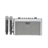 Loa Bluetooth Nghe Nhạc Chính Hãng, Loa Karaoke Tích Hợp Soundcard SY9 Công Suất Lên Đến 50W, Livestream, Karaoke, Chơi Nhạc. Kèm 2 Micro Không Dây Sóng UHF Chống Hú Rè, 2 Bass 7cm Và 2 Treble, 12 Cổng Kết Nối Thiết Bị