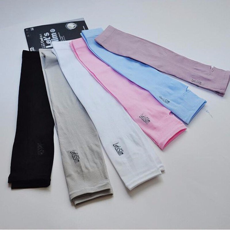 [SIÊU SALE] Găng Tay Chống Nắng Xỏ Ngón Hàn Quốc - Bao Tay Đi Phượt Siêu Mát Ống Tay Xỏ Ngón Chống Tia UV Khi Đi Xe