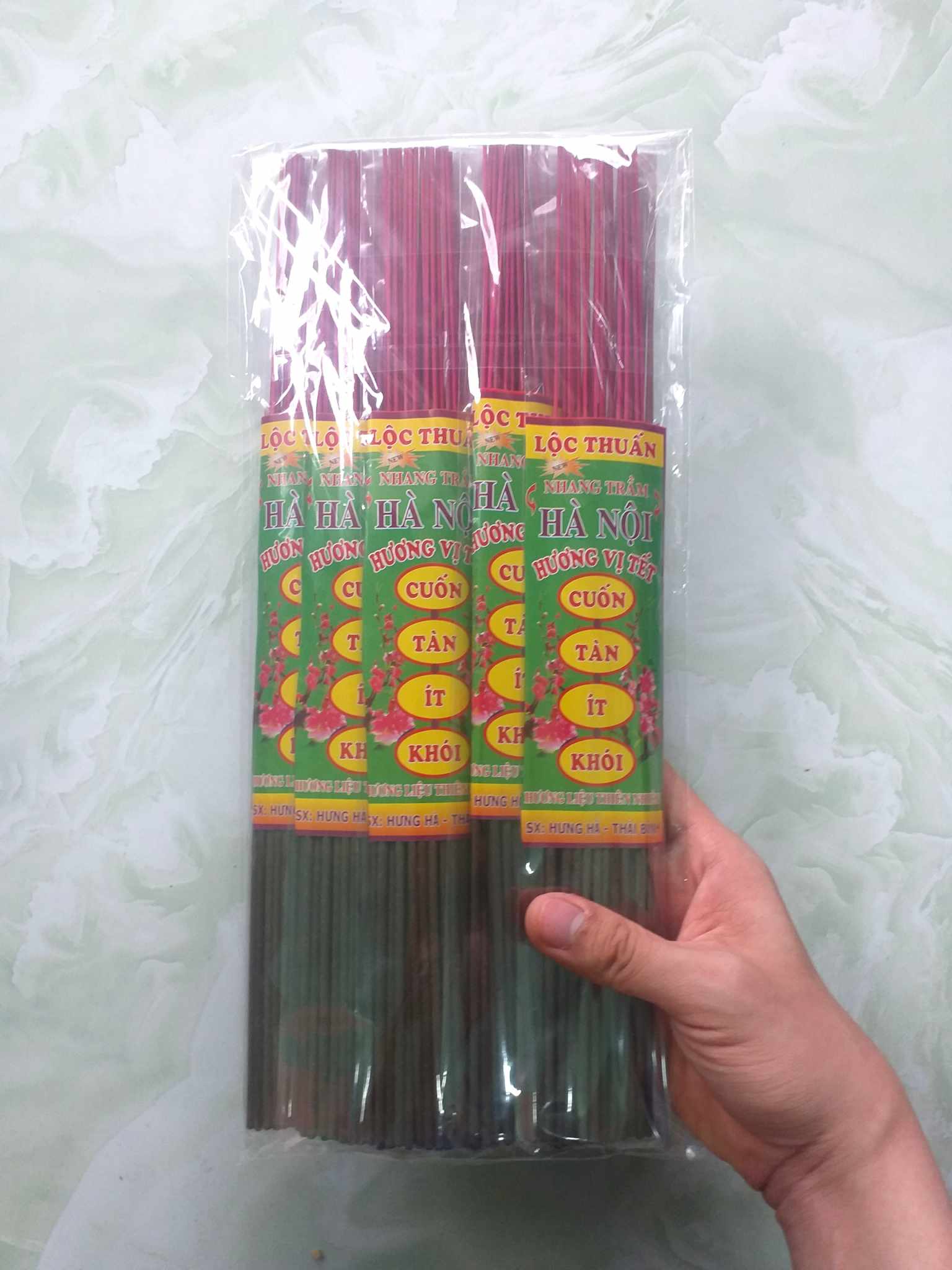Nhang trầm hà nội cuốn tàn - ít khói , nhang trầm bắc hiệu lộc thuấn 38cm
