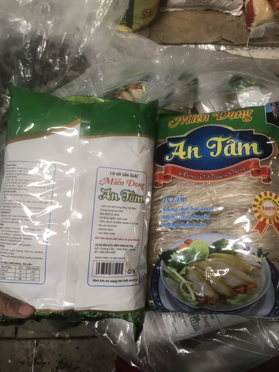 Sỉ ] 500gr miến dong hà nội đặc sản miến 100% dong nguyên chất