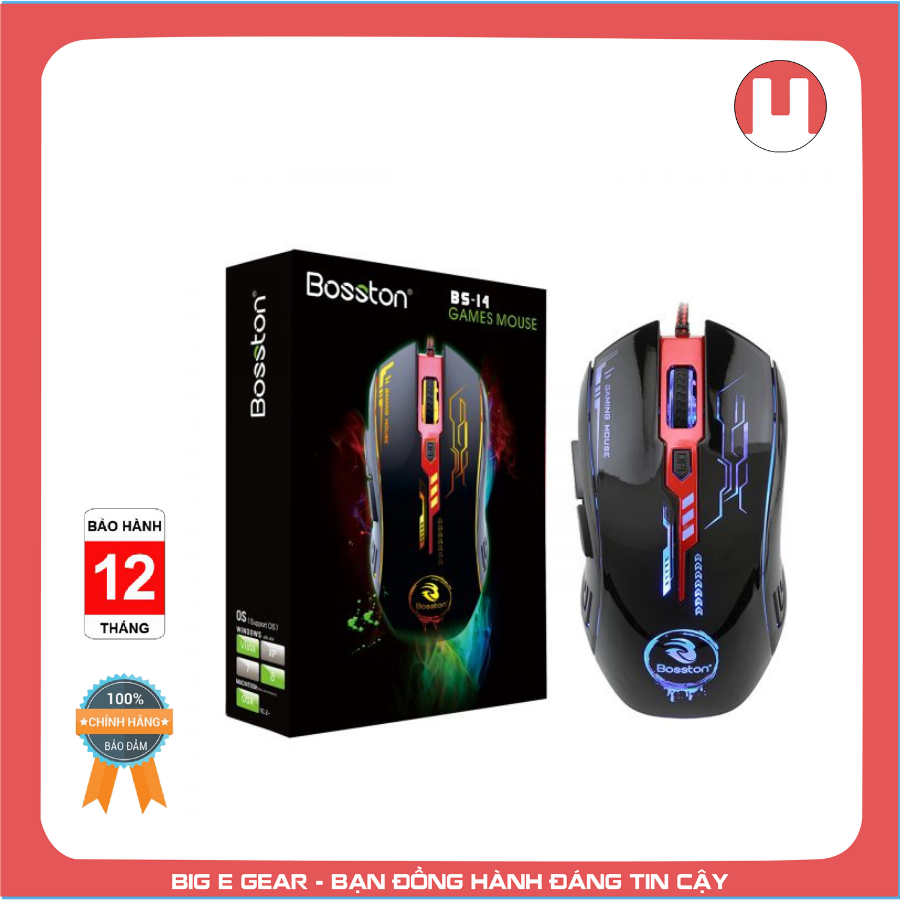 Chuột có dây gaming bosston bs14