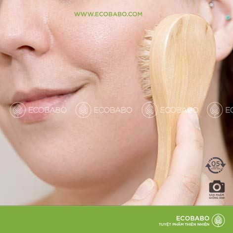 Bàn chải khô mini massage da mặt