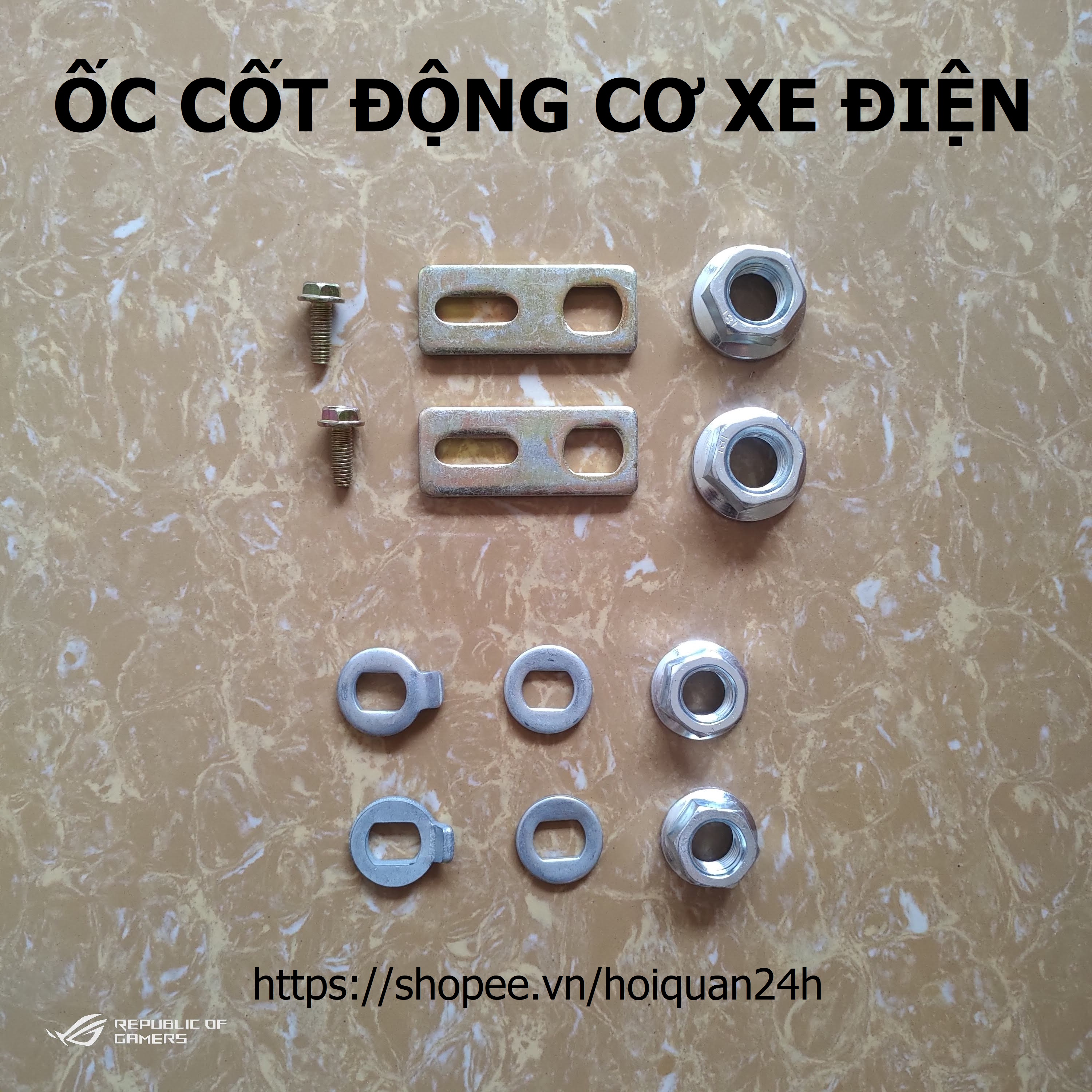 Ốc cốt động cơ xe điện 14mm, 16mm