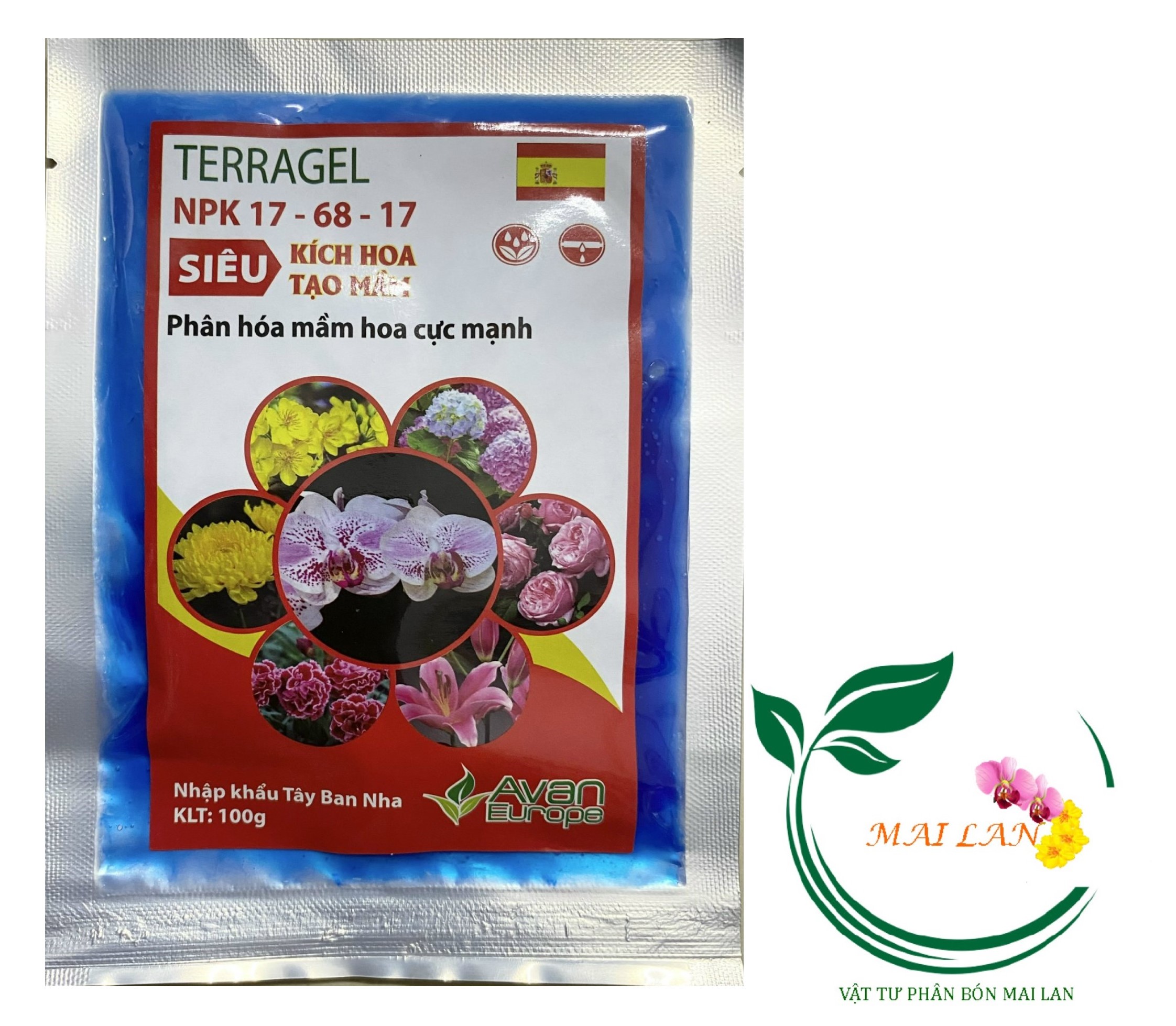 Kích hoa tạo mầm terragel npk 17-68-17 - #587a# 100g